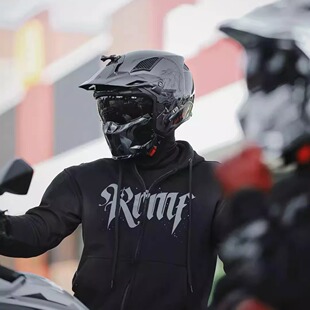 MT HELMETS街霸摩托车头盔复古组合拉力盔骑行机车安全帽四季