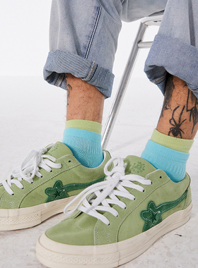 Ravenous多色假两双短袜运动休闲短筒袜男女同款袜子ins潮牌