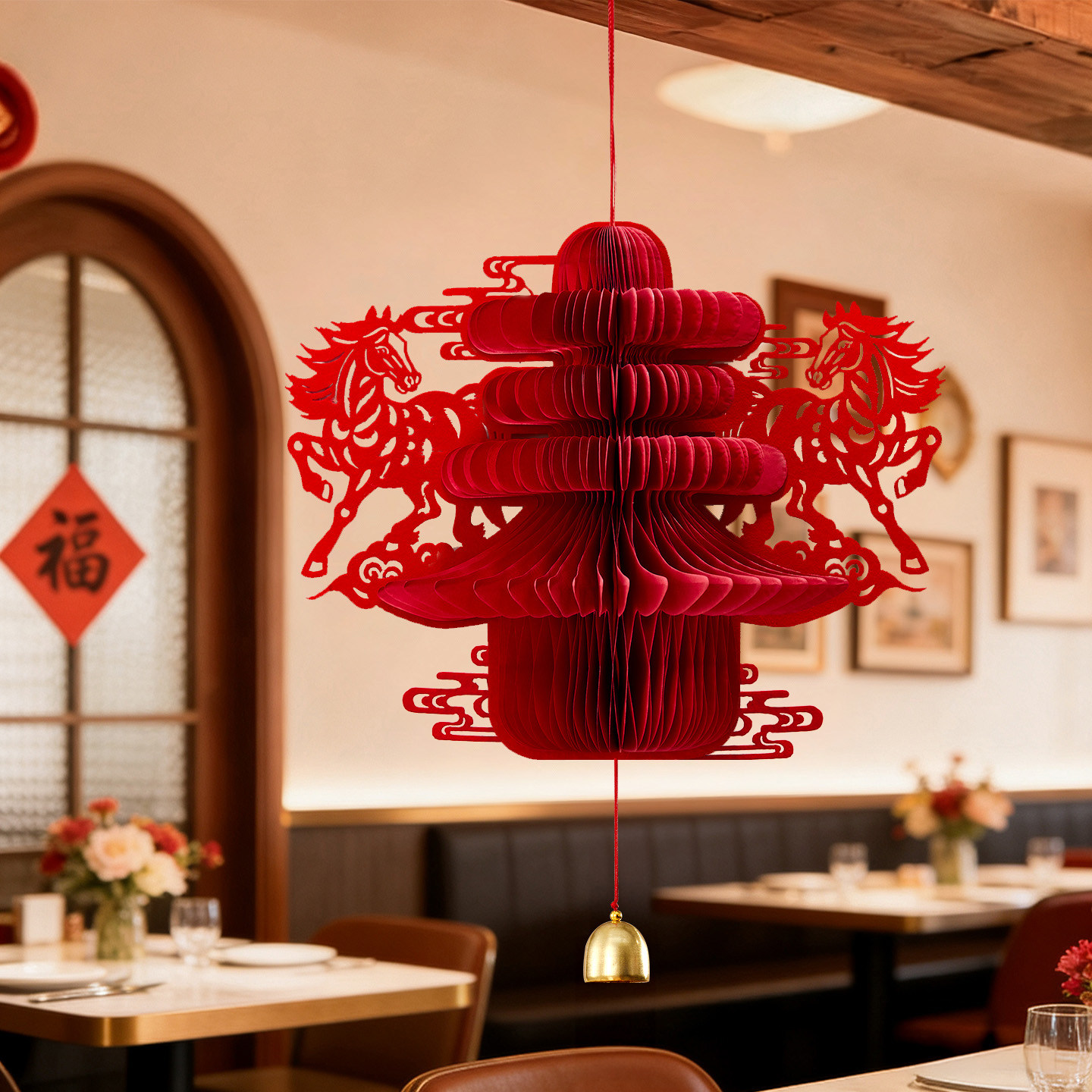 新年装饰挂件2026年春节字灯笼蜂窝球挂饰马年商场氛围感布置场景,节庆用品/礼品,灯笼,淘宝优惠券,粉丝福利购,淘宝优惠卷