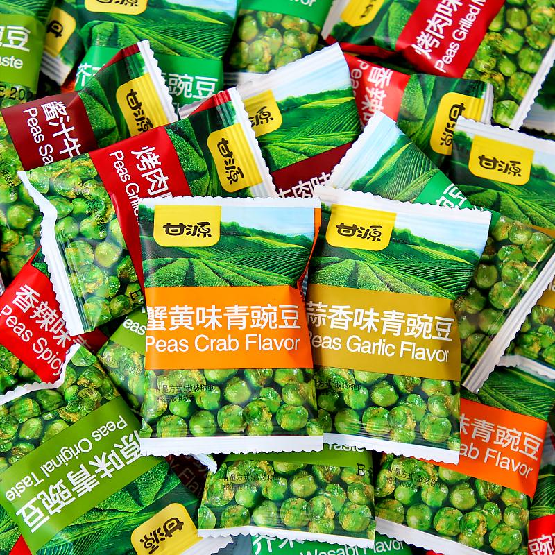甘源蒜香香辣多口味青豆解馋小吃