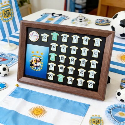 徽章相框足球周边礼物