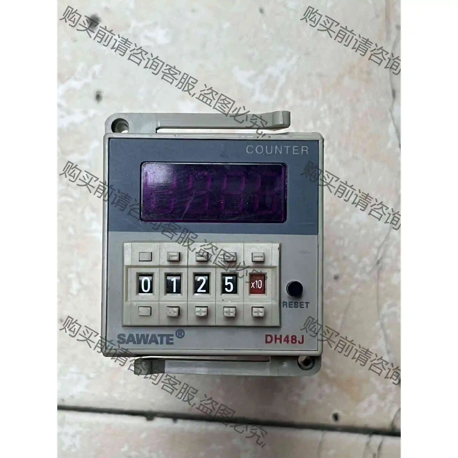 SAWATE DH48J数显计数器预置感应计数器 带8脚底座 议价产品 原装
