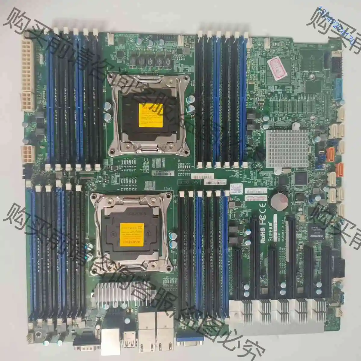 超微x10dri t4+ 双路主板2号 议价产品 原装拆机功能完好