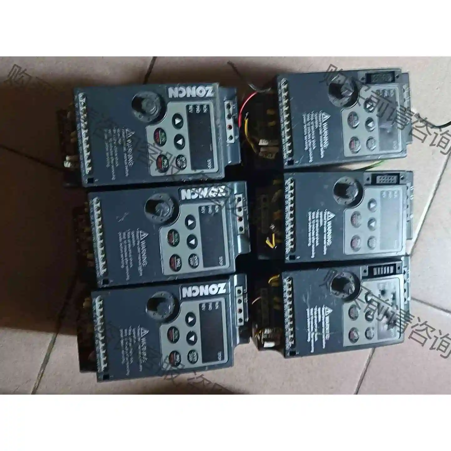 众辰变频器6个，成色如图。 议价产品 原装拆机功能完好