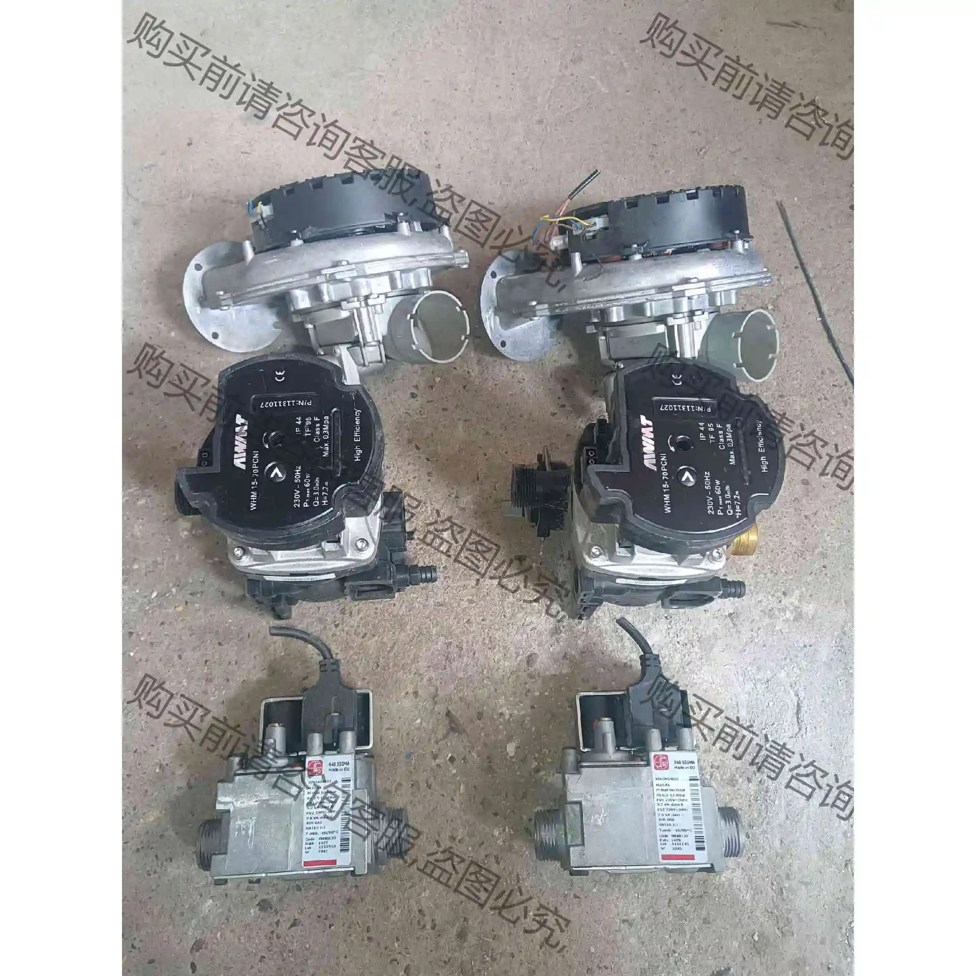 西特 ng40风机 848比例阀 awmt whm15-7 议价产品 原装拆机功能完