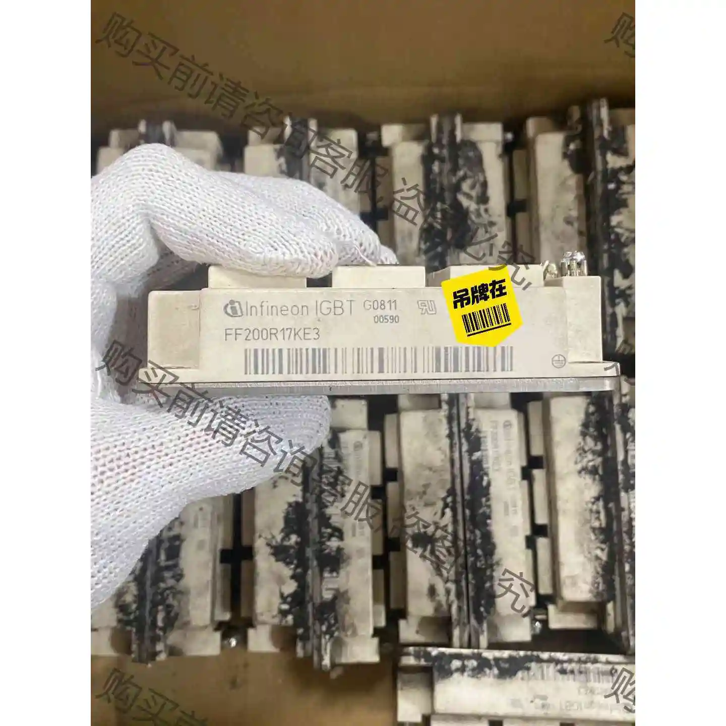 FF200R17KE3英飞凌原装拆机igbt模块 清理干净很 议价产品 原装拆