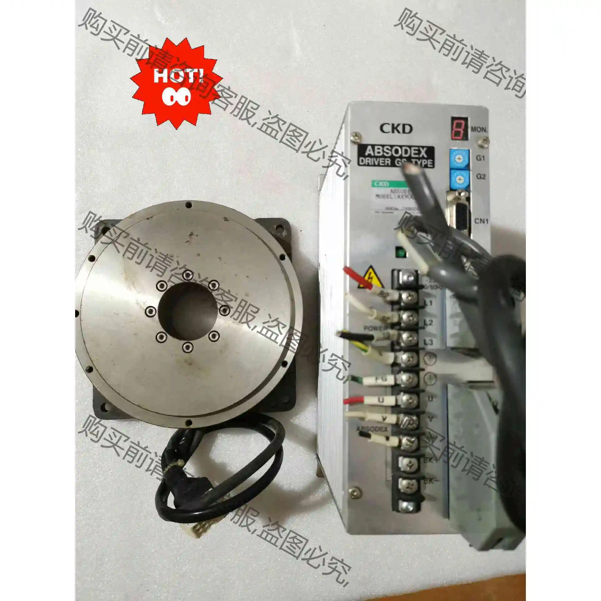 CKD DD马达，驱动器AX9022S-J1-P3-S 议价产品 原装拆机功能完好