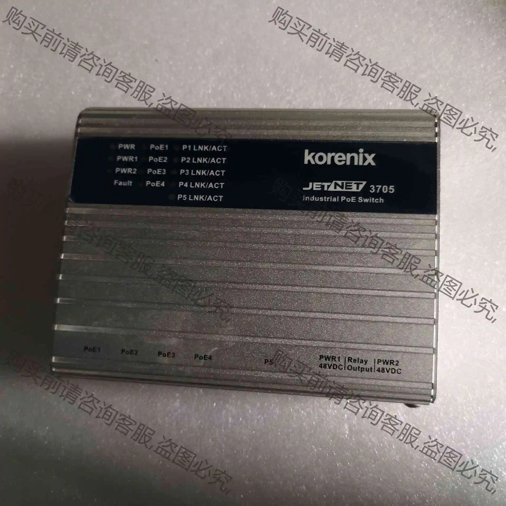 台湾 Korenix科洛理思JetNet3705（5）口工业 议价产品 原装拆机