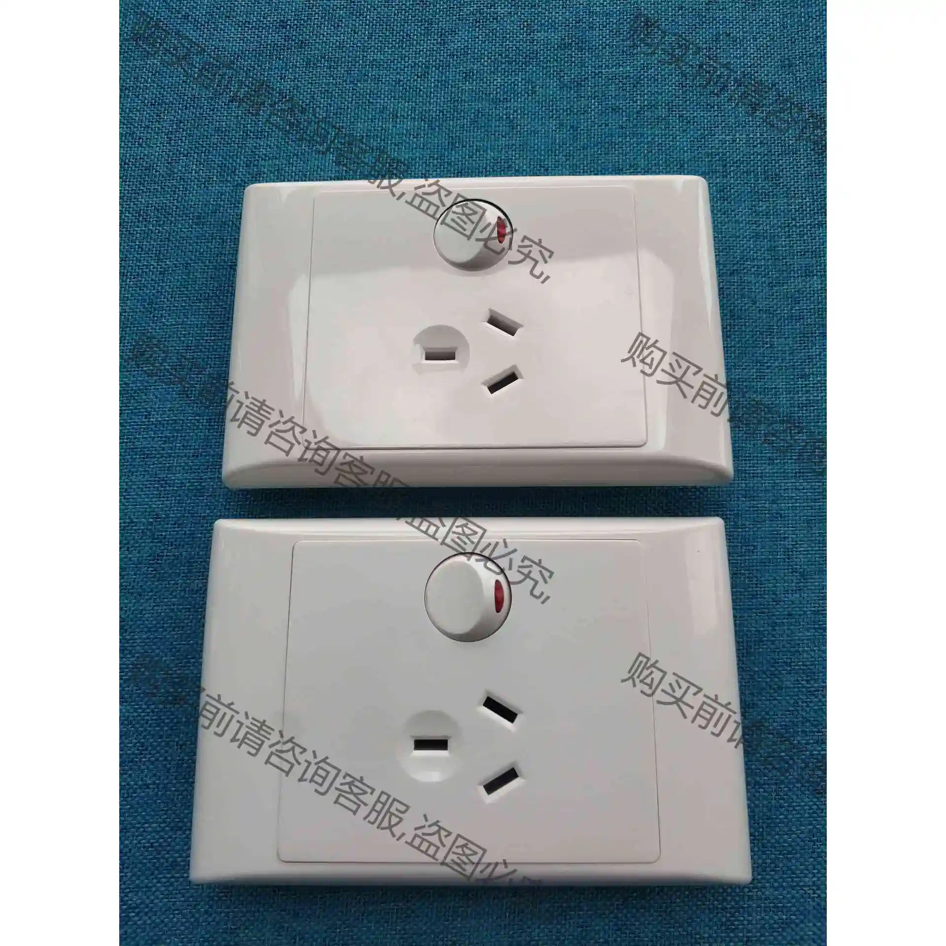 hager海格118型一开10A三孔插座 议价产品 原装拆机功能完好