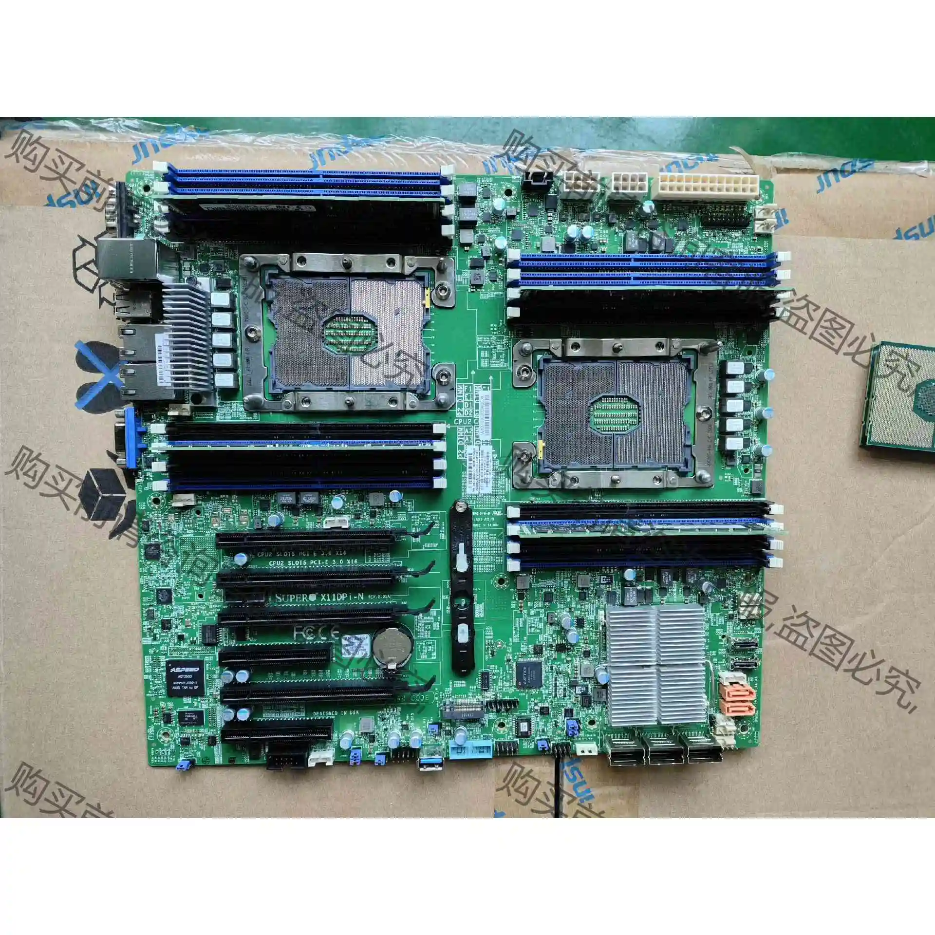 超微X11DPi-N双路3647针服务器主板 C621芯片 议价产品 原装拆机
