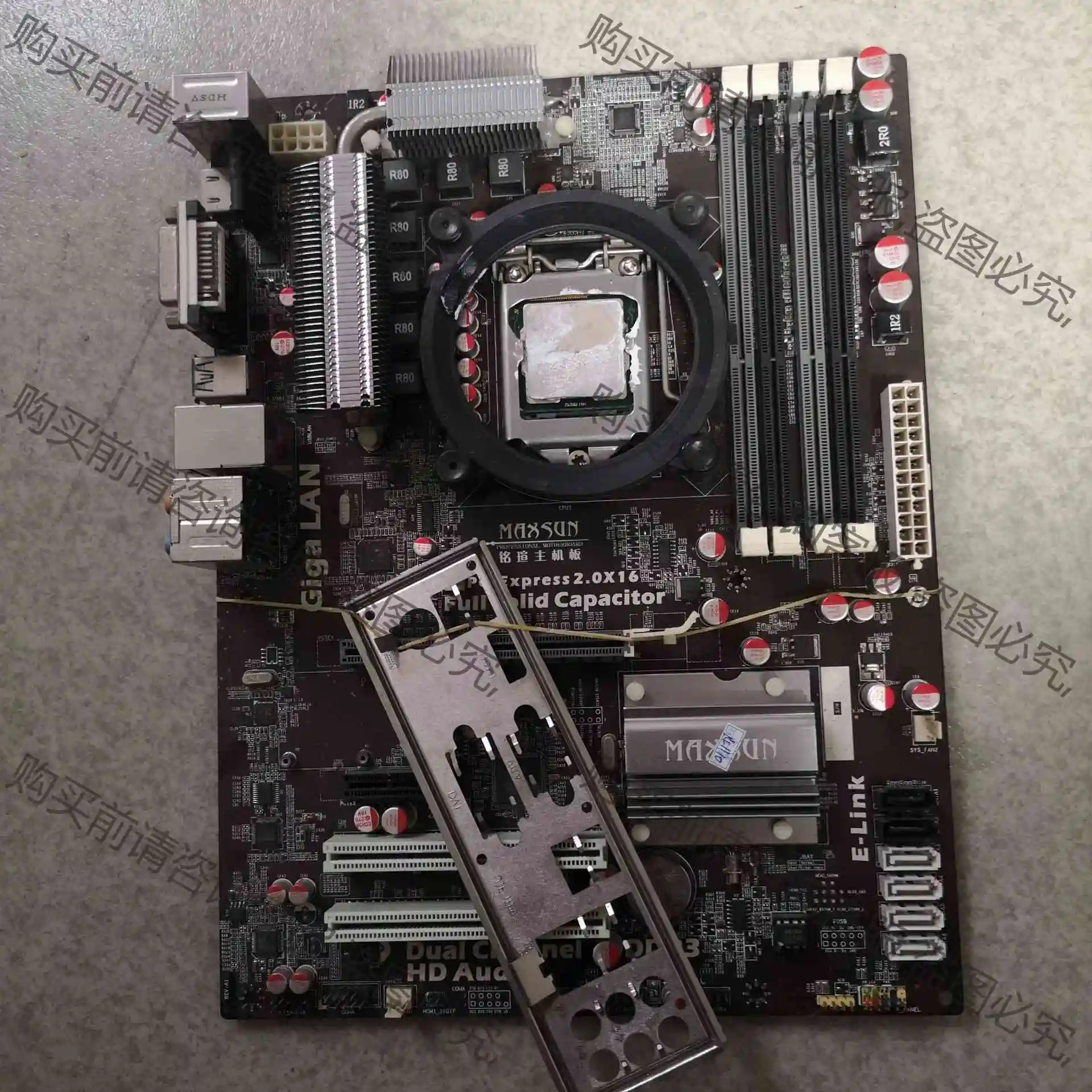 铭瑄MS-Z68U3 Pro 1155针Z68主板USB3. 议价产品 原装拆机功能完