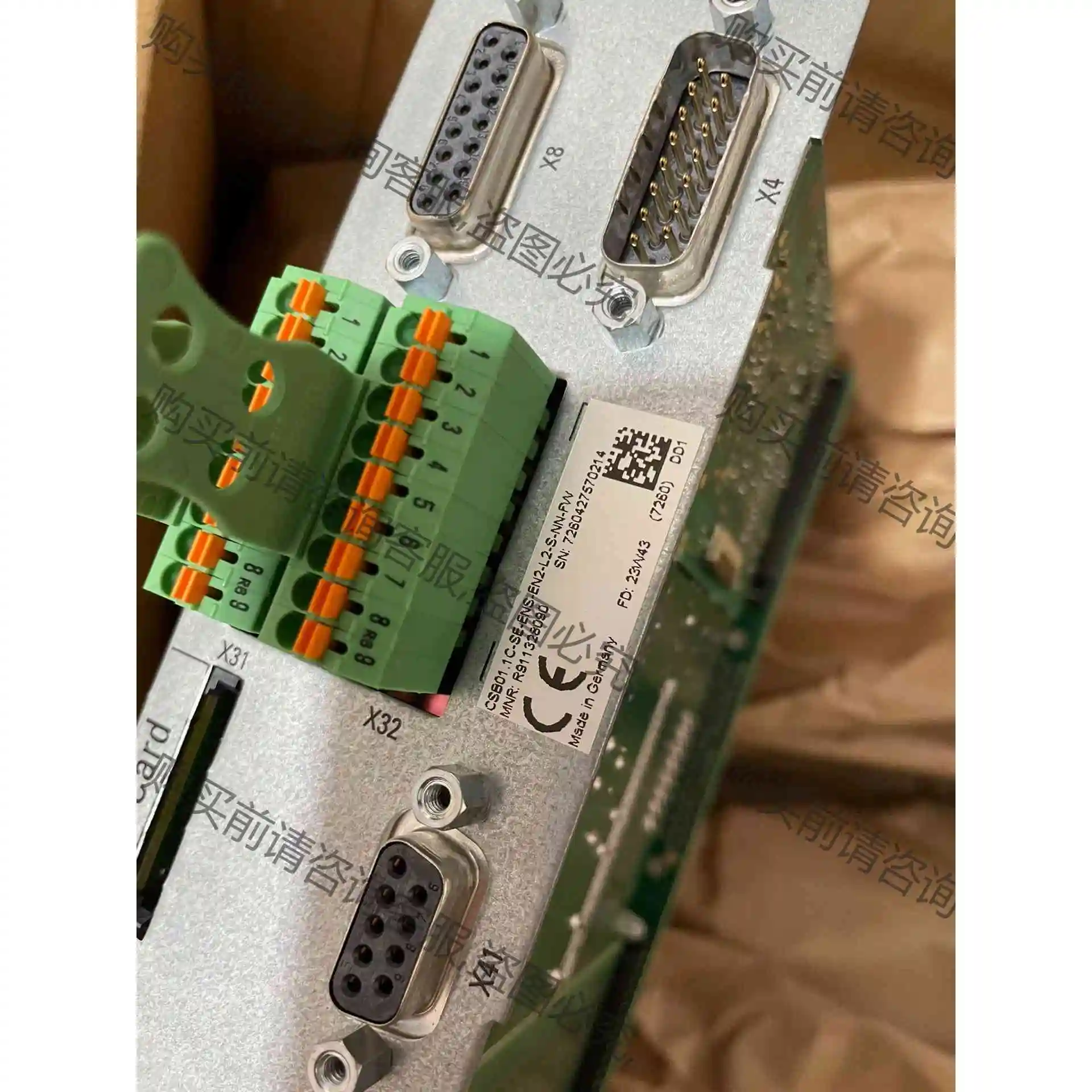 力士乐轴卡 CSB01.1C-SE-ENS-EN2-L2-S 议价产品 原装拆机功能完