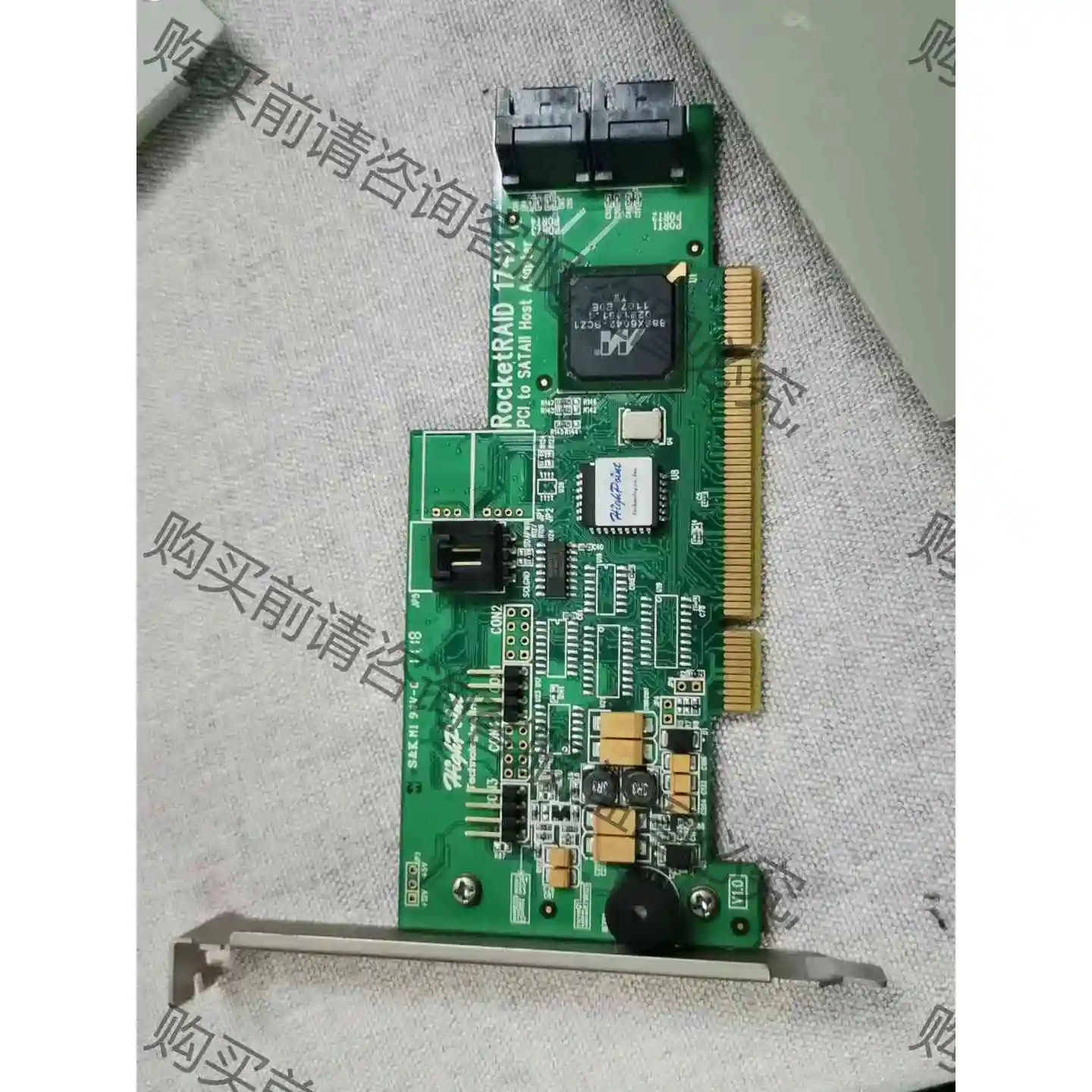 HighPoint RocketRAID 1740 PCI 议价产品 原装拆机功能完好
