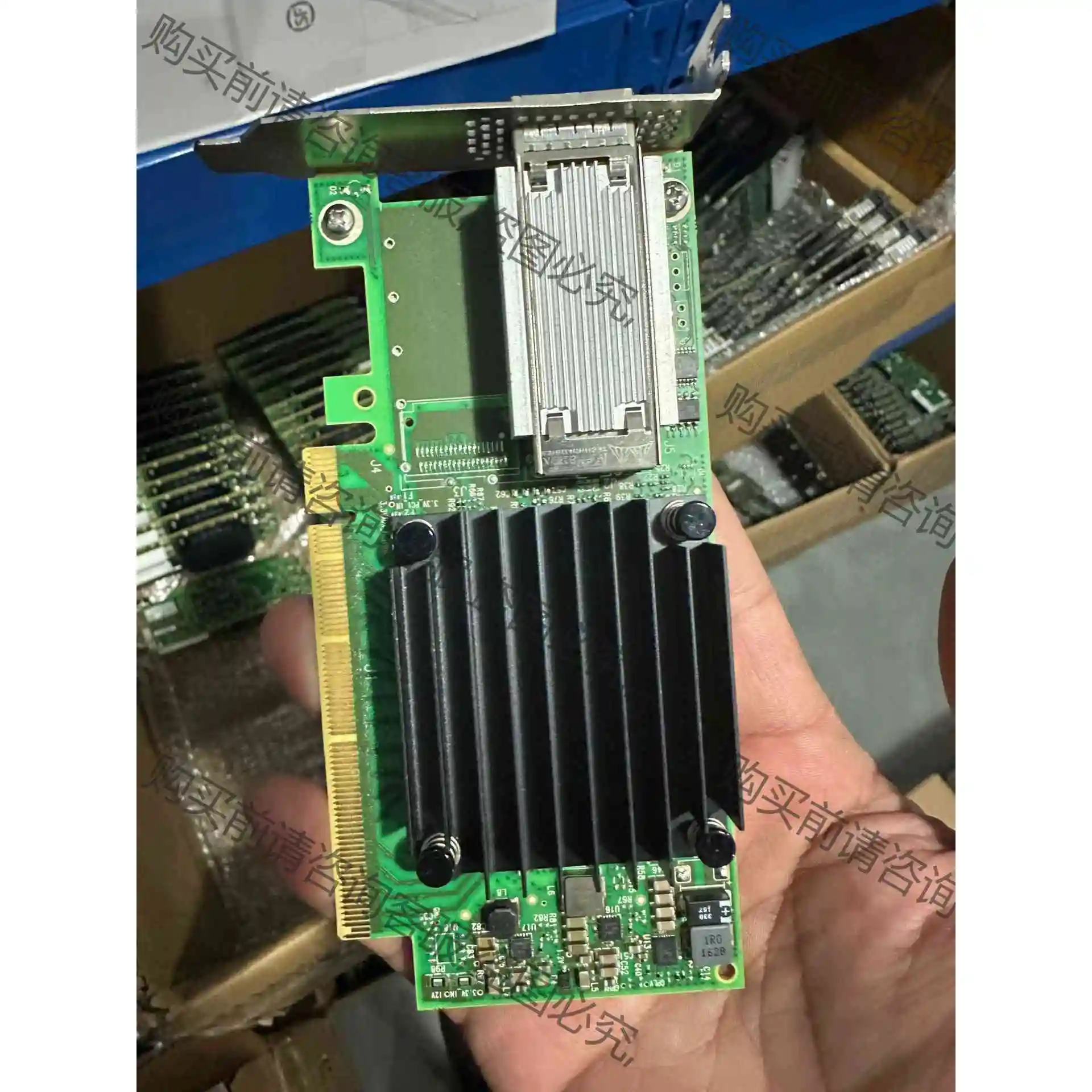 迈洛思100G光纤网卡Mellaonx/迈络思CX455A 议价产品 原装拆机功