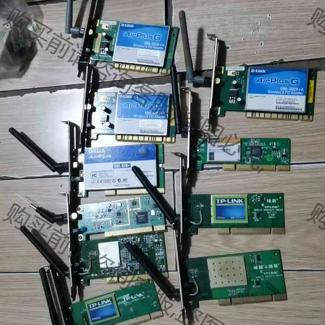 拆机无线网卡 老 PCI 接口，都经过测试各个包好。DLIN 议价产品