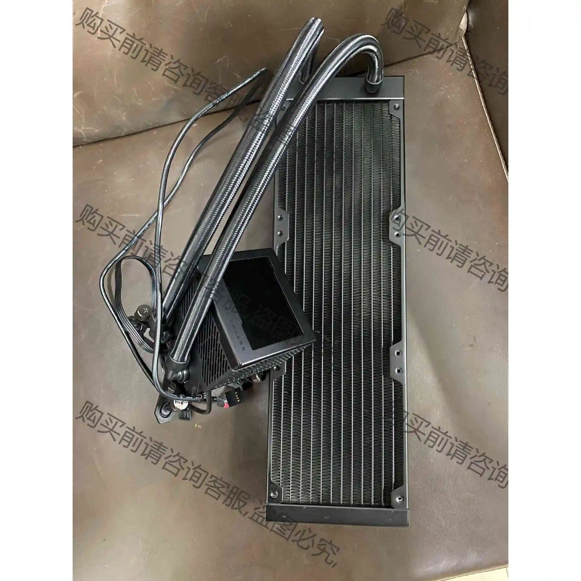 华硕龙神3代360水冷一体式水冷散热器13900KF水冷17 议价产品 原