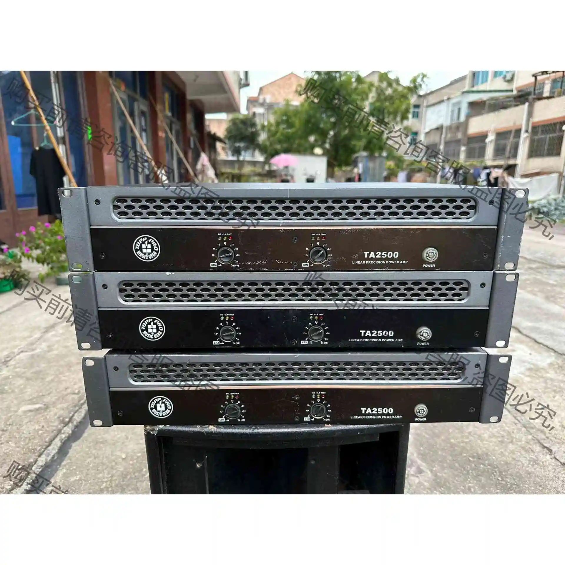 美国牌子topp pro TA2500拓普牌子后级功放。单边 议价产品 原装