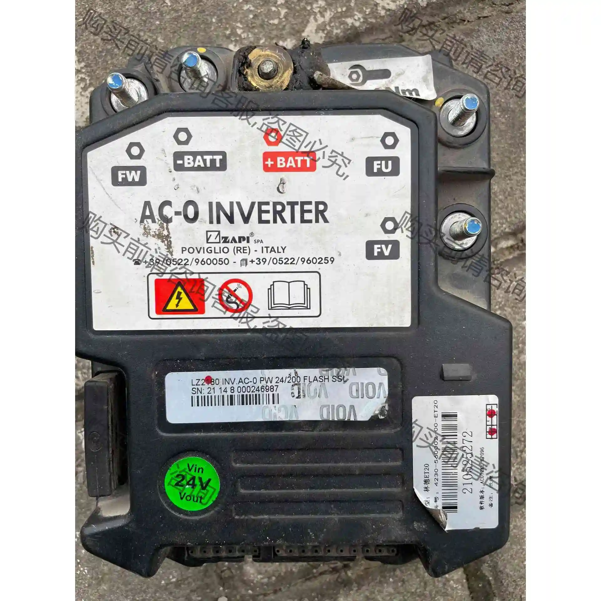 ZAPI萨牌，托盘车行走电控林德叉车ET20，配件机，便宜出 议价产