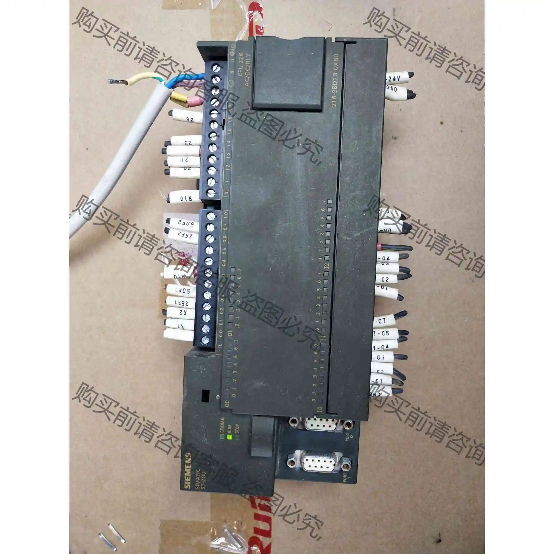 西门ziPLC6ES7 216-2BD23-OXB0 议价产品 原装拆机功能完好
