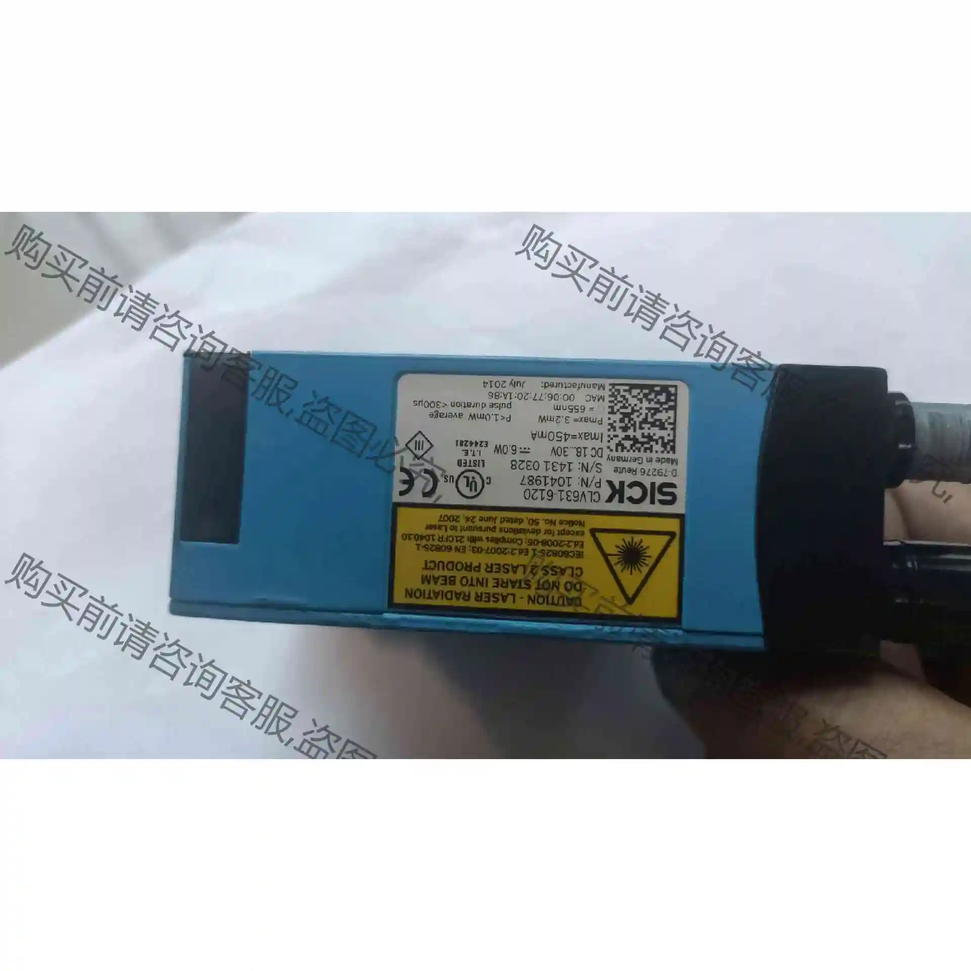Sick CLV631-6120，品相漂亮，功能已测试。爽快 议价产品 原装拆