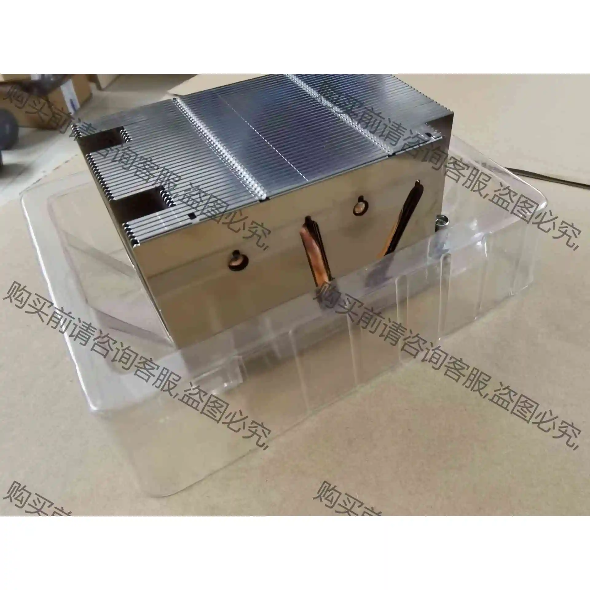 AMD散热器 4U 双U铜管散热器LGA4094 sP3 议价产品 原装拆机功能