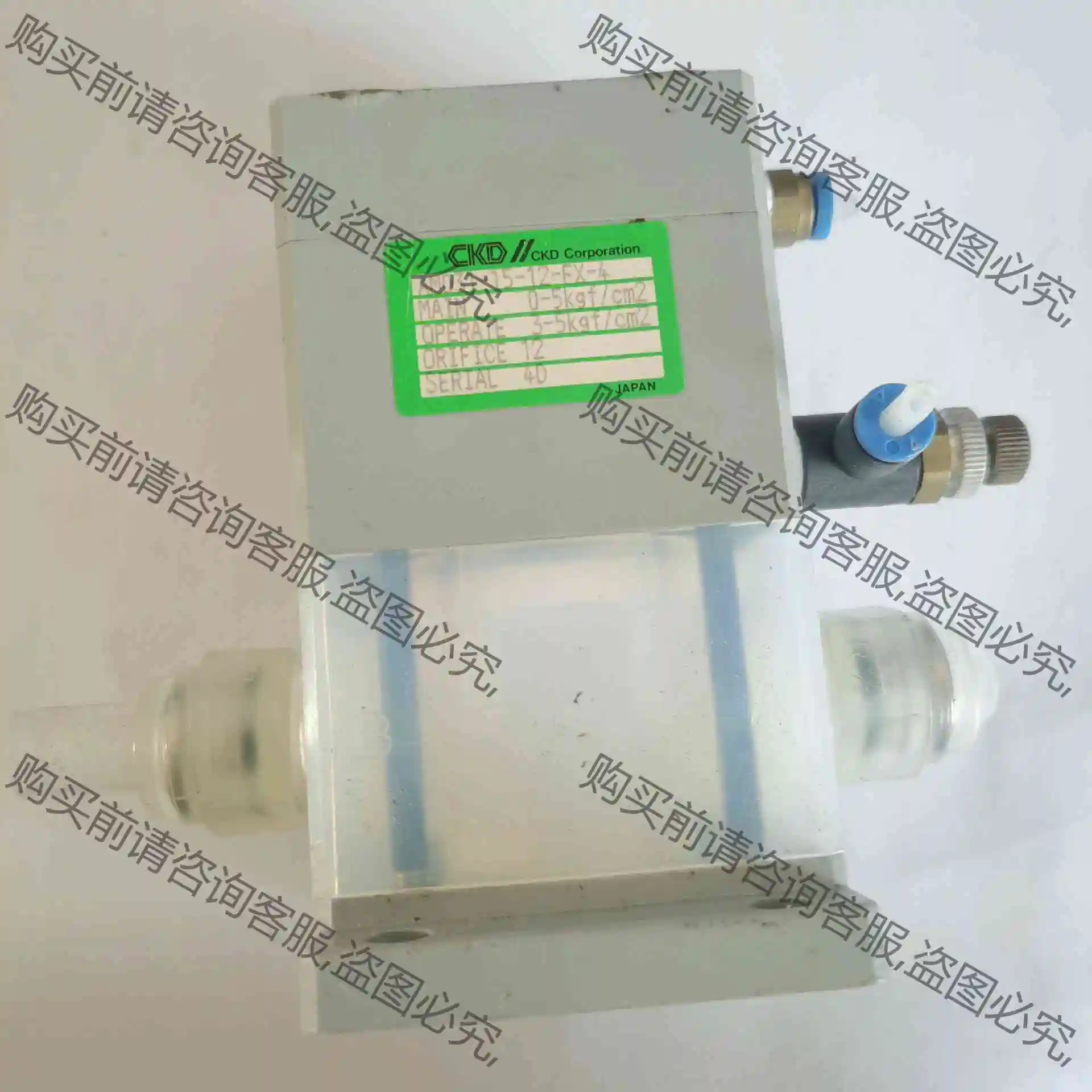 正品CKD 气控药液阀 AMD31-15-12-FX-4 议价产品 原装拆机功能完