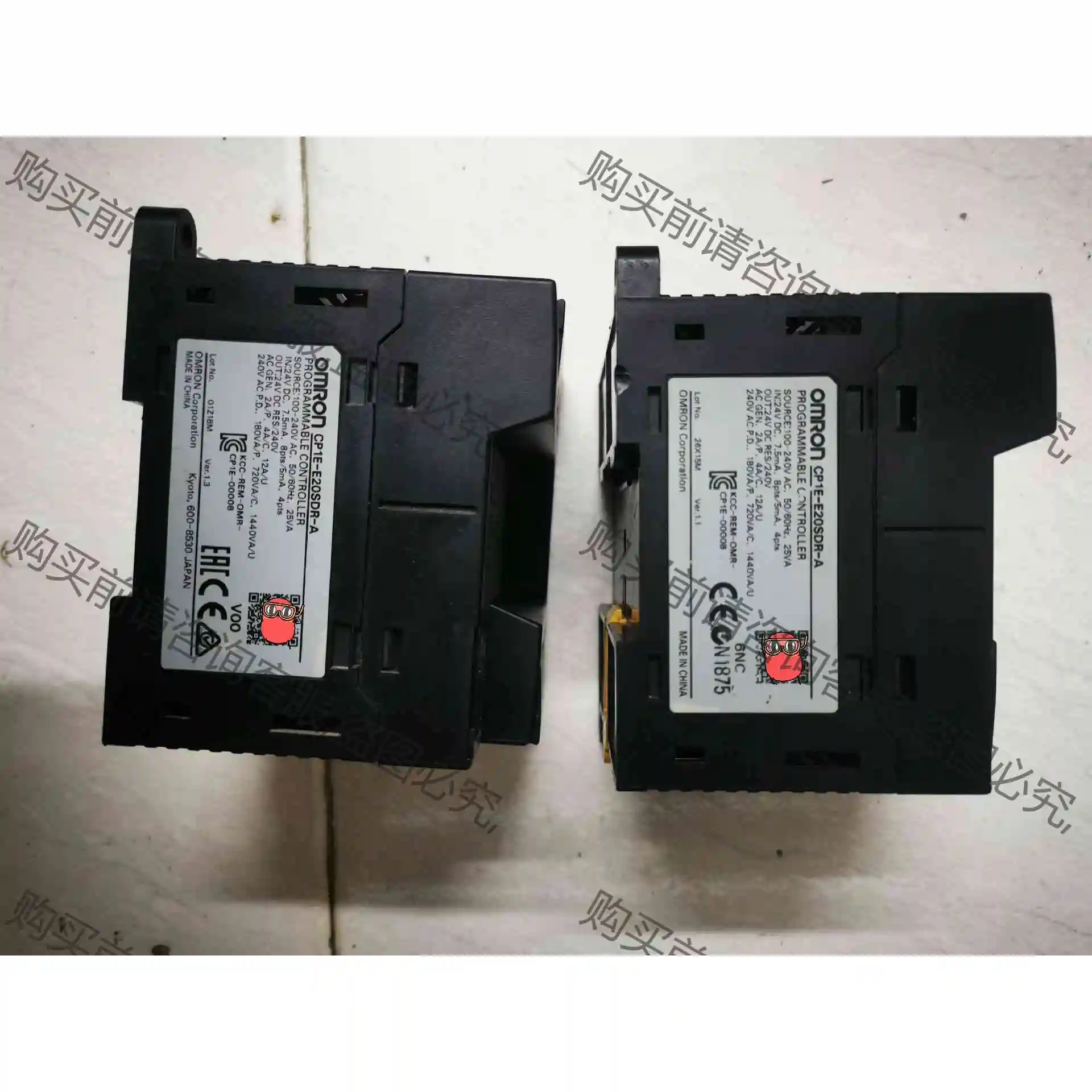 欧姆long原装拆机CP1E-E20SDR-A，CP1L-L14D 议价产品 原装拆机功