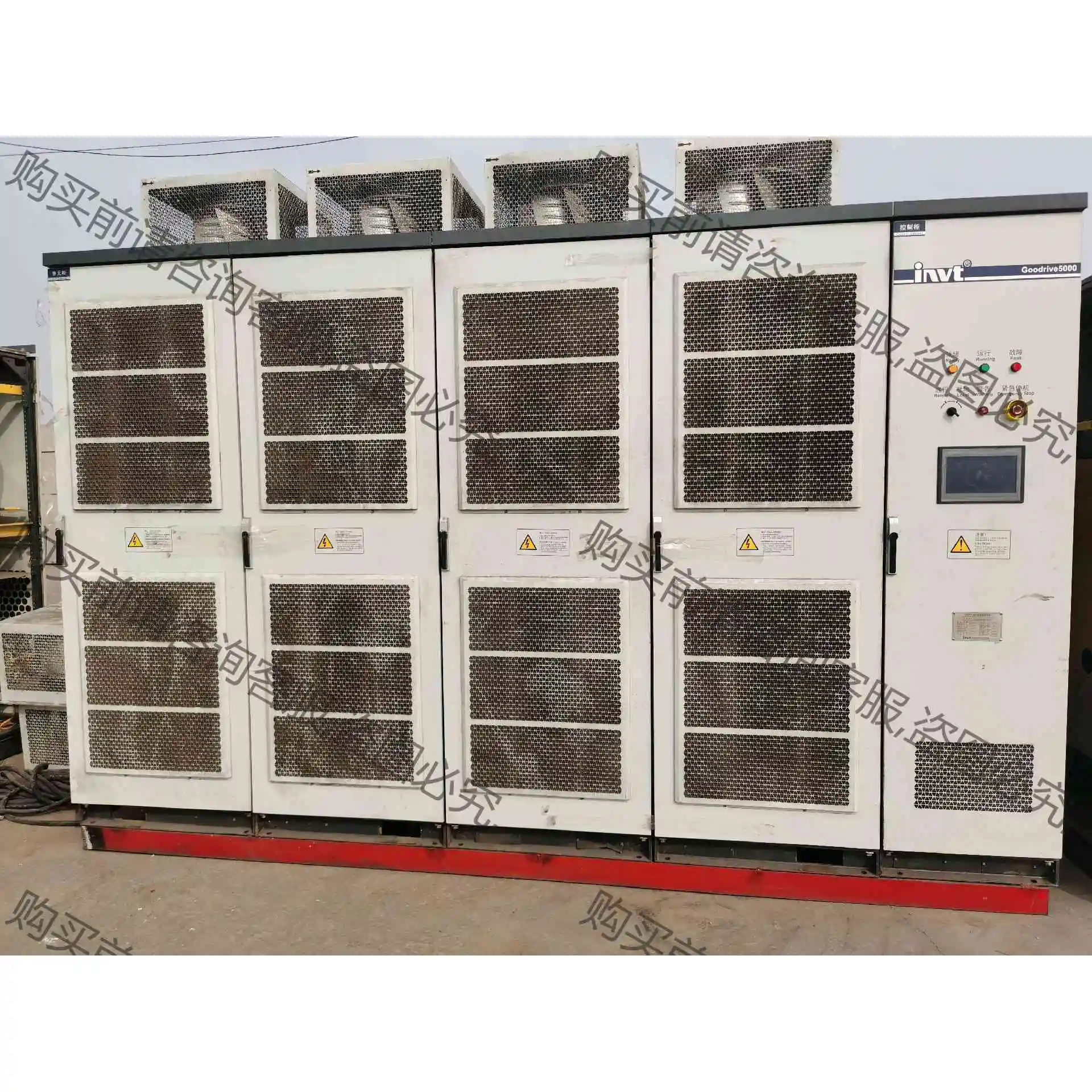 英威腾GD5000系列高压变频器，10KV4500KW在位设 议价产品 原装拆