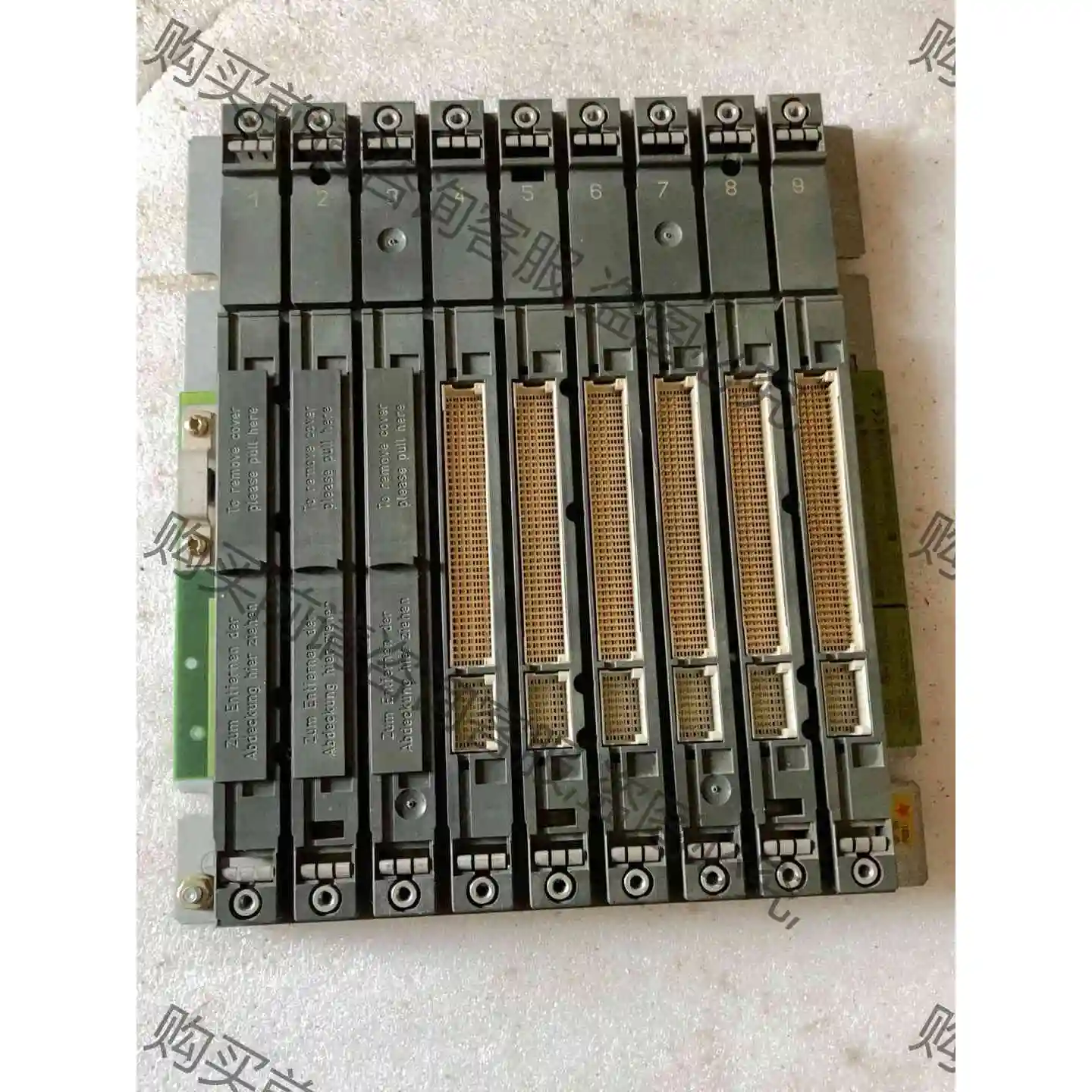 6ES7400-1JA01-OAAO底座，功能正常，成色bu错 议价产品 原装拆机