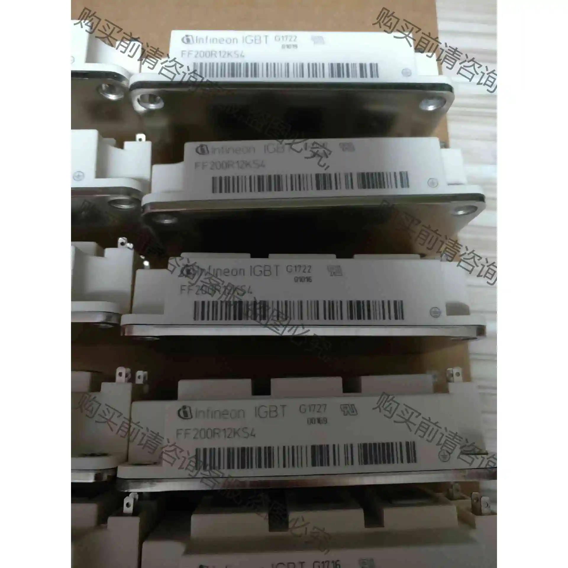 英飞凌FF300R12KS4 FF200R12KS4英飞凌I 议价产品 原装拆机功能完