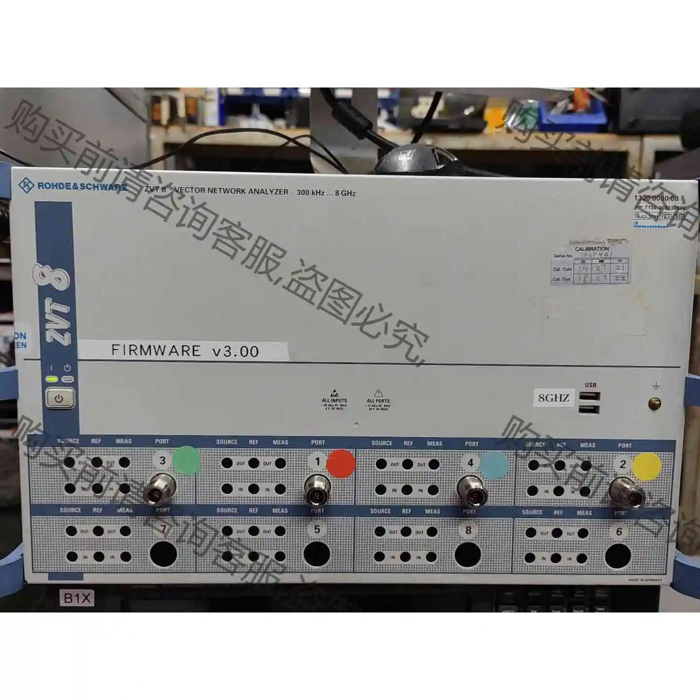 罗德与施瓦茨 网络分析仪 ZVT8 议价产品 原装拆机功能完好