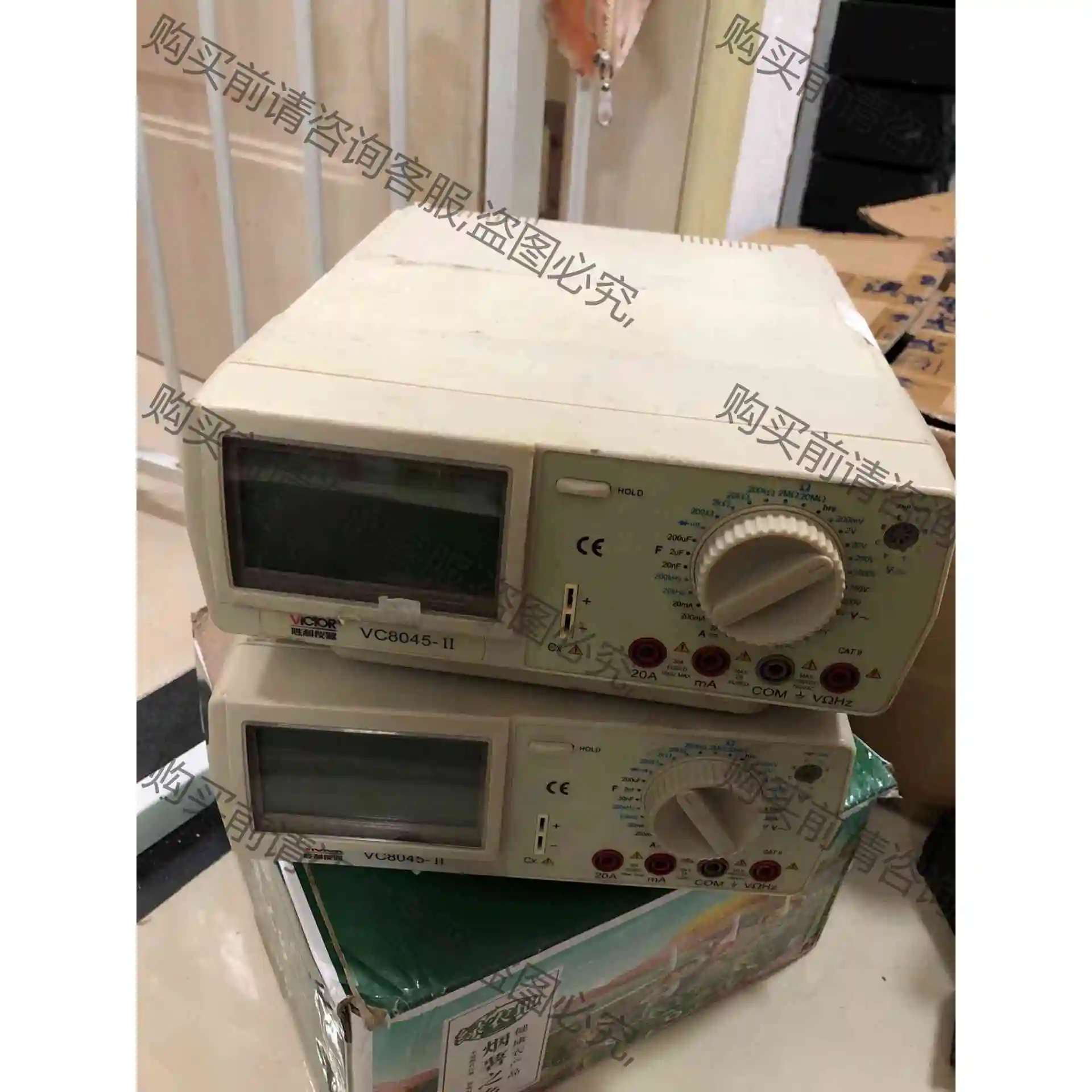 原装胜利VC8045-II万用表，实物拍摄，功能正常，有2个 议价产品