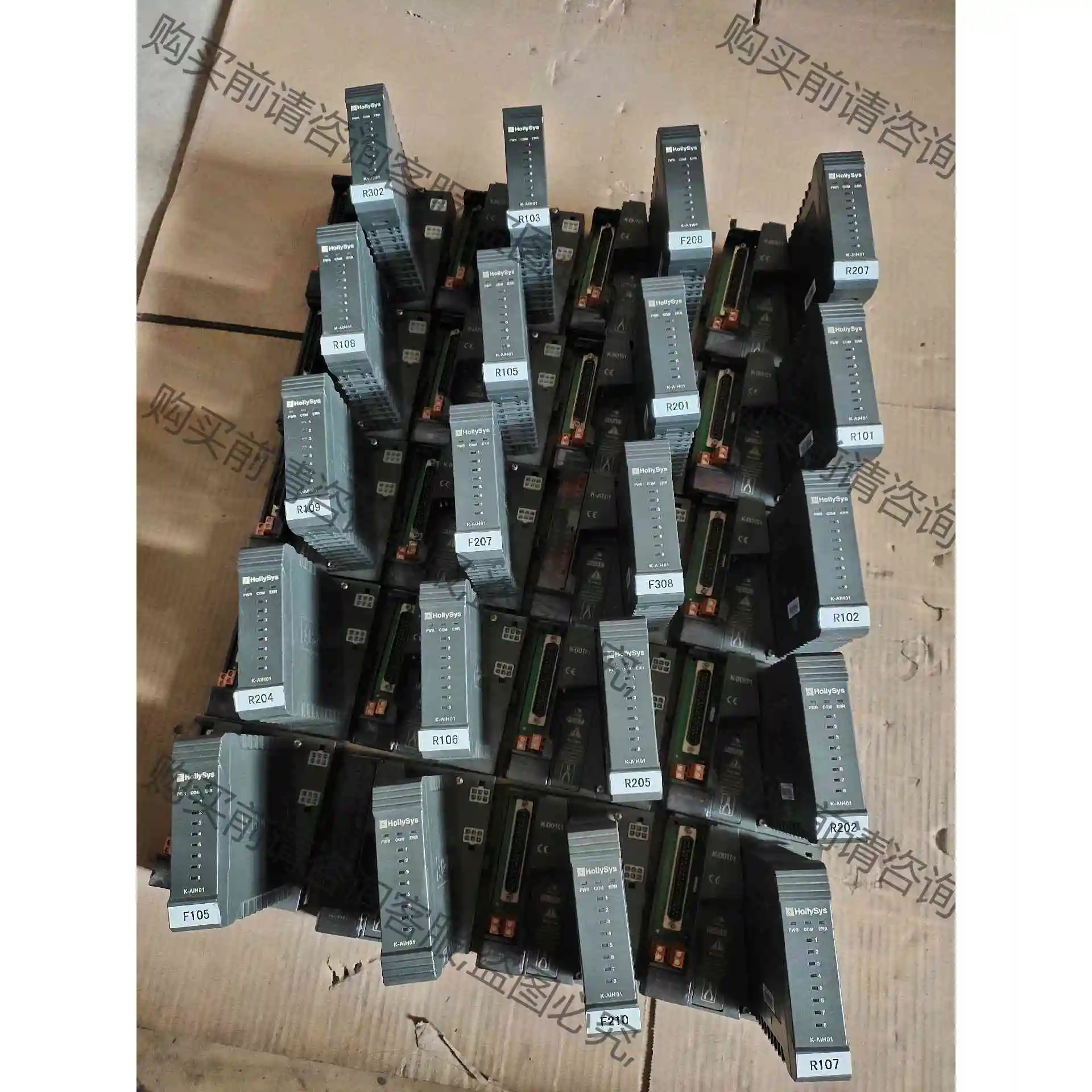 和利时模块K-AIH01拆机50多个带底座实物图拍摄，功能正 议价产品