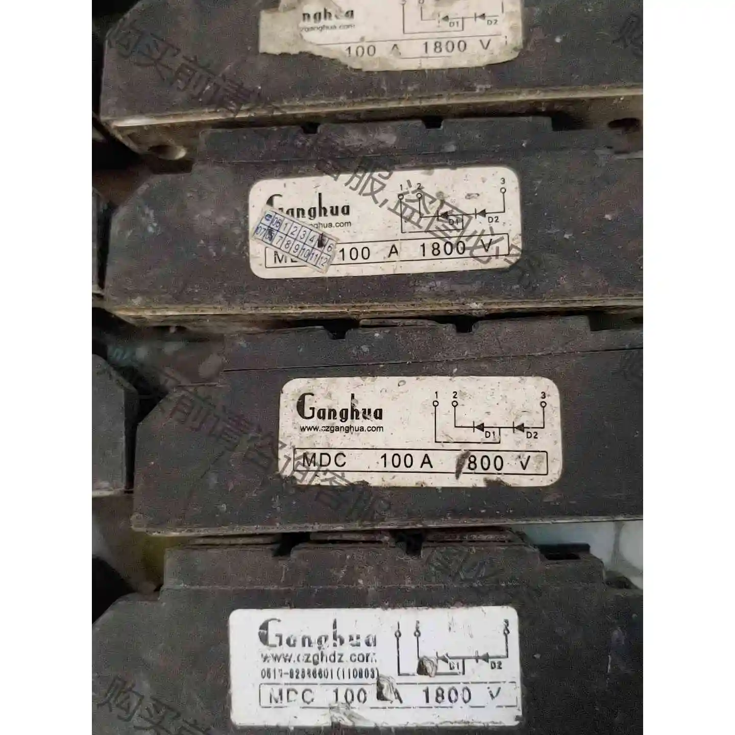 MDC100A1800V整流二极管模块，实物上图12只，测好 议价产品 原装