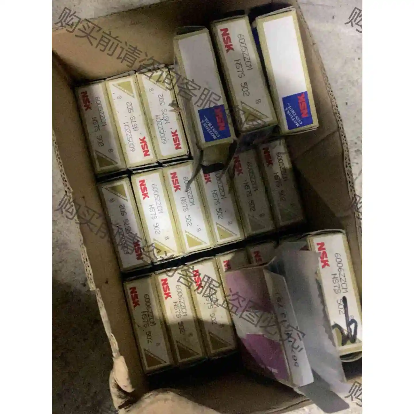 日本进口6005ZZCM轴承和6006ZZCM 议价产品 原装拆机功能完好