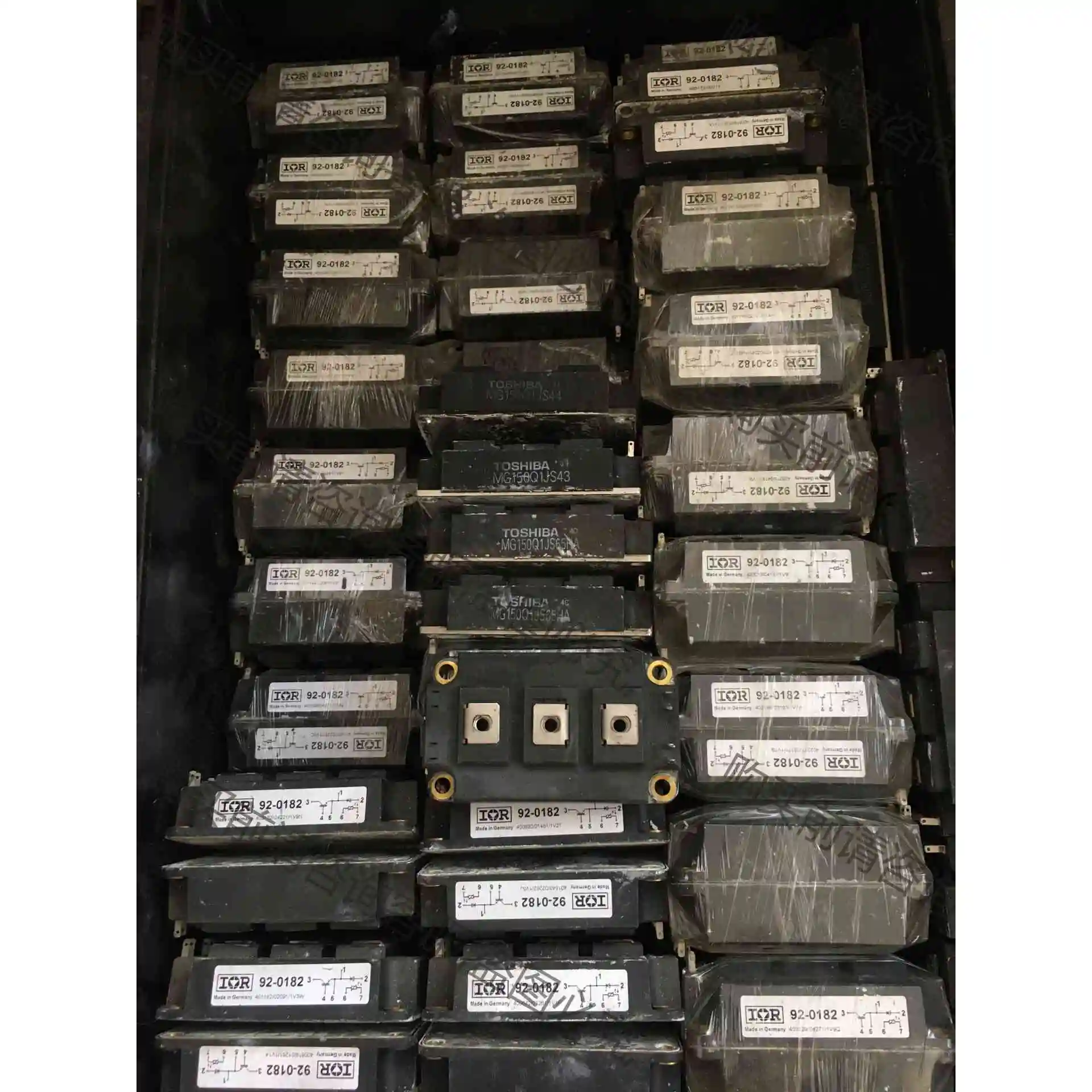 IR92-0182。MG150Q1JS65HA IGBT模块 议价产品 原装拆机功能完好