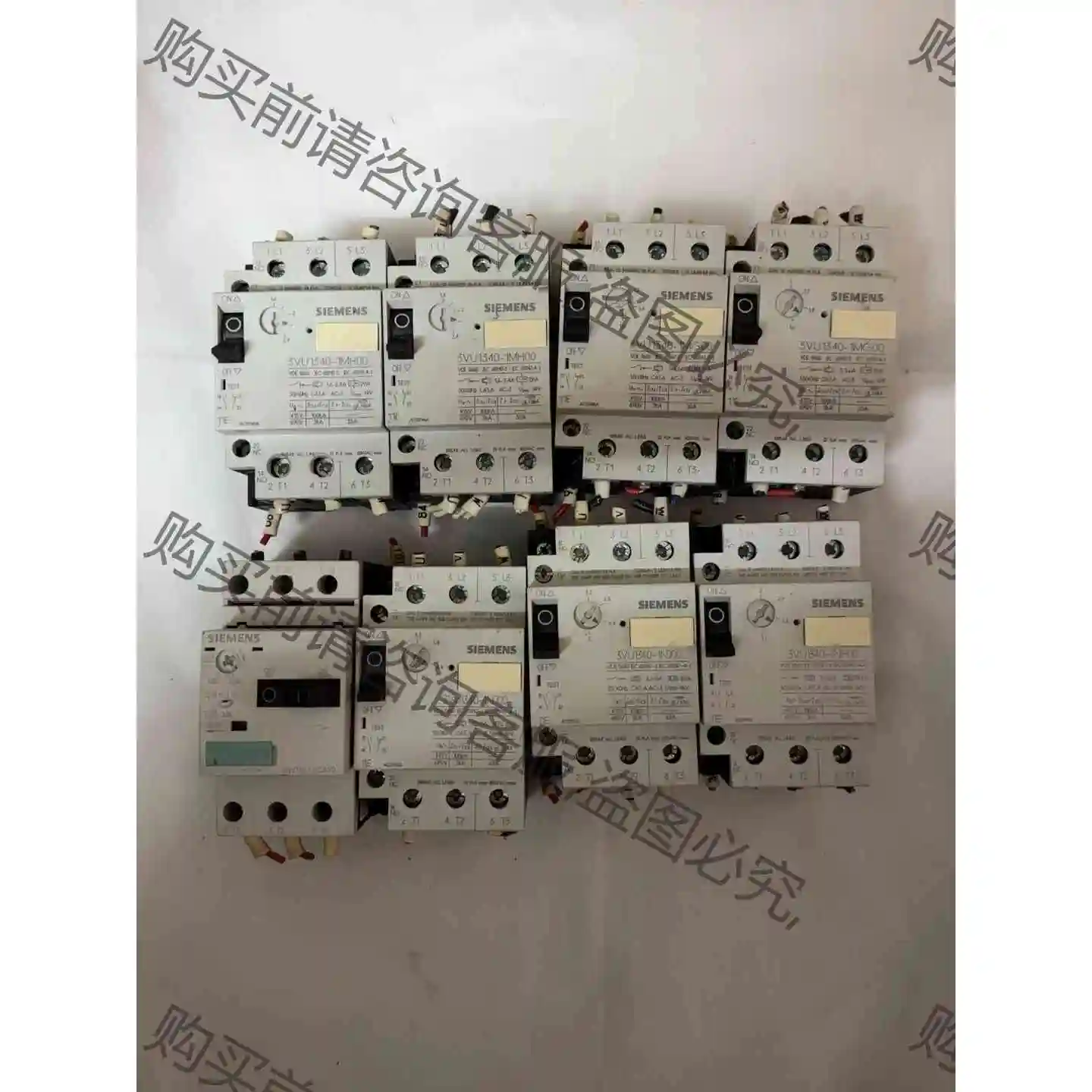 西门zi低压断路器3VU1340-1MH00 2个3VU13 议价产品 原装拆机功能