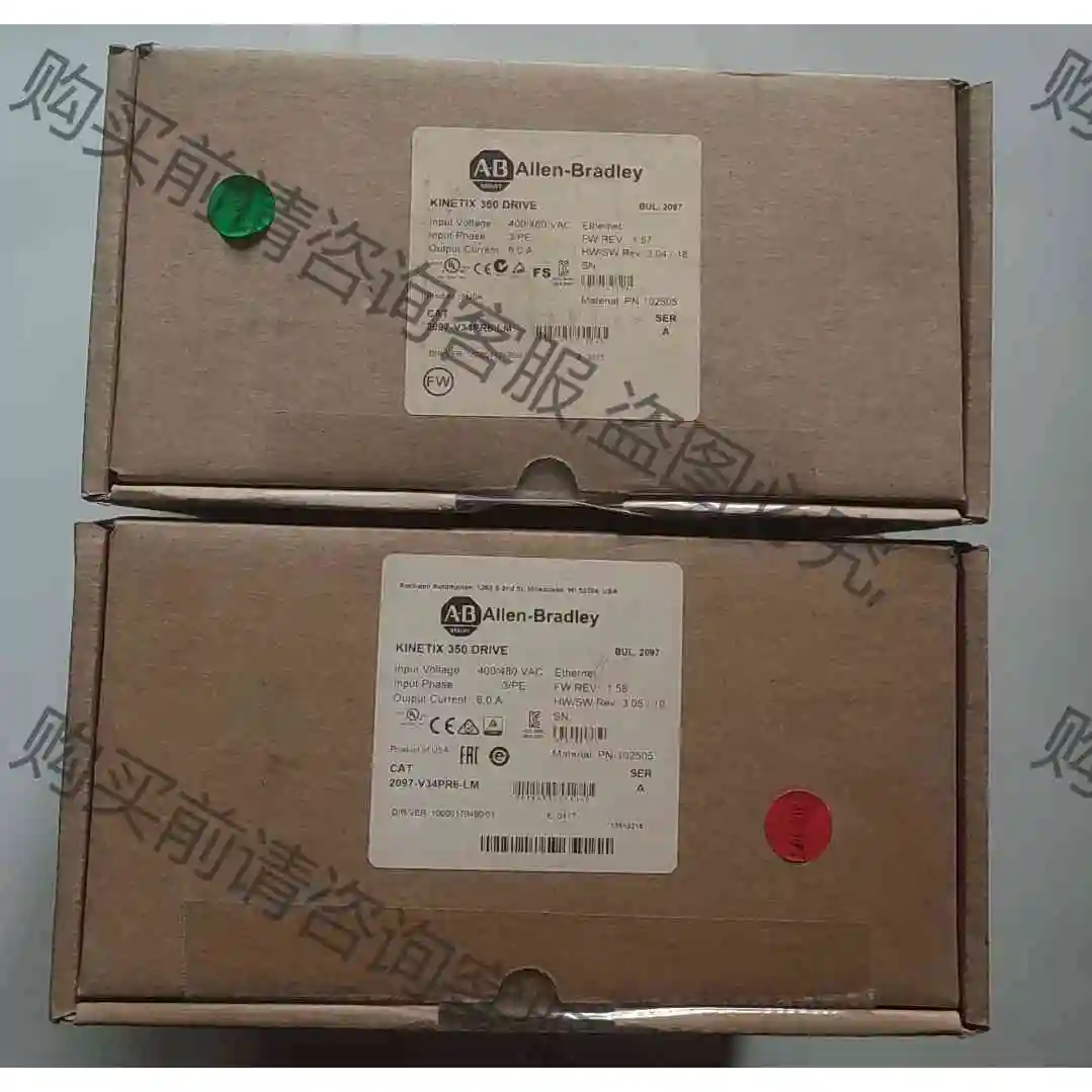 Allen-Bradley 2097-V34PR6-LM K议价产品原装拆机功能完好