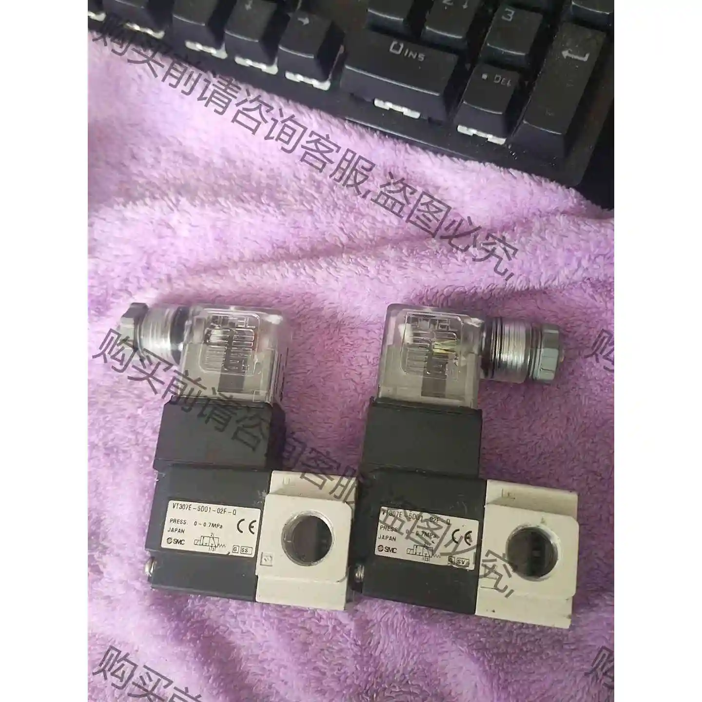 SM电磁阀，VT307E-5D01-02F-Q 议价产品 原装拆机功能完好