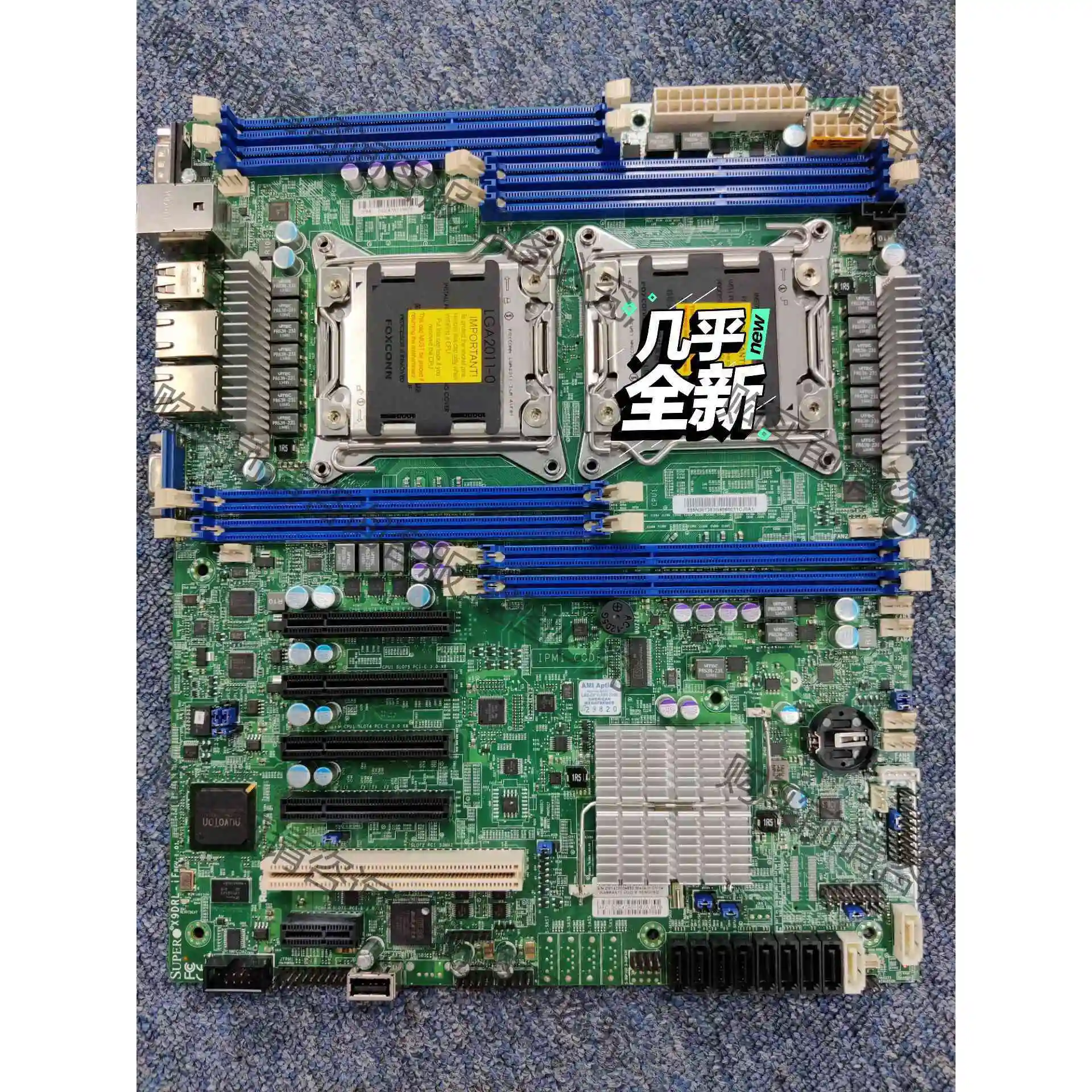 超微X9DRL-IF X79平台支持2600V2系列，有12 议价产品 原装拆机功