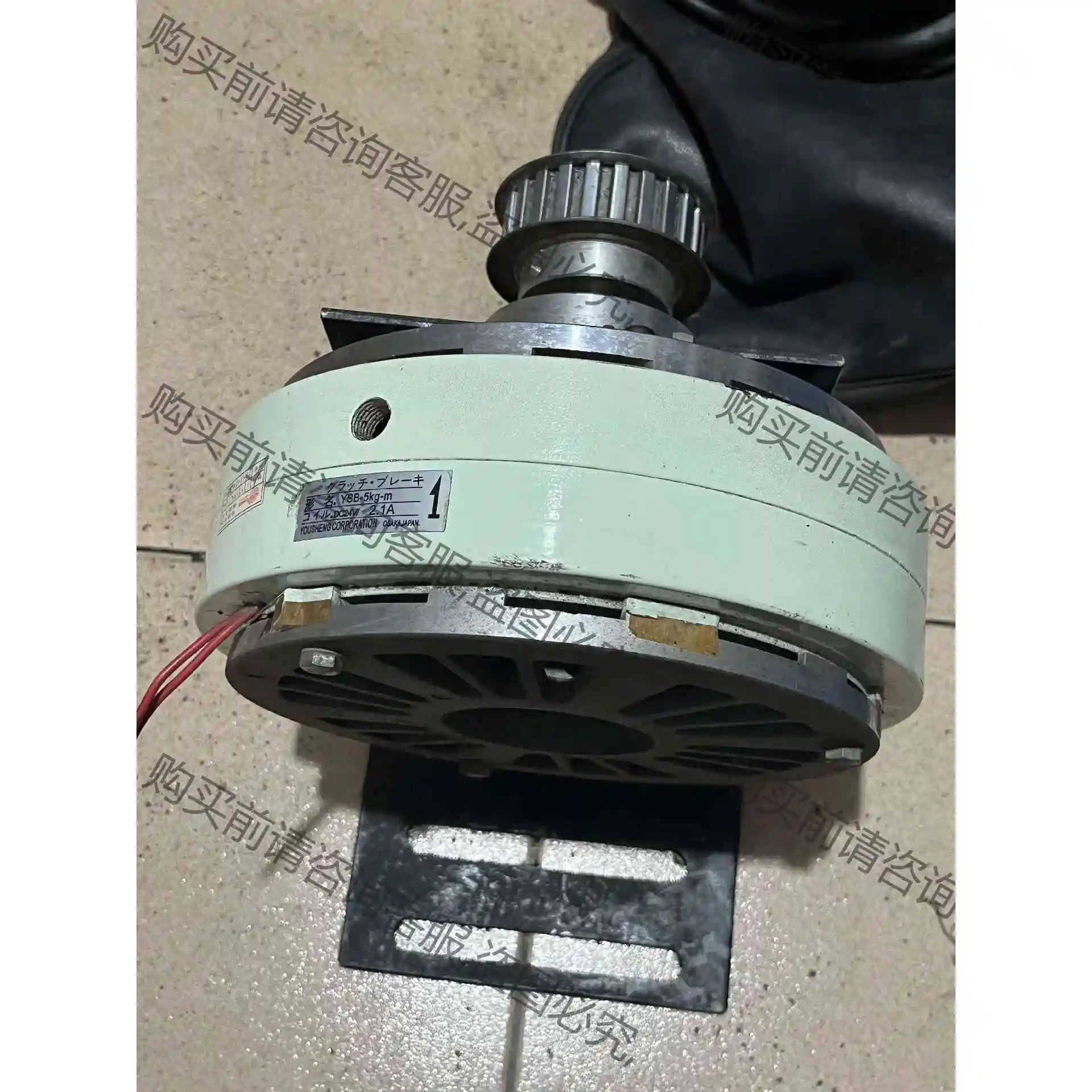 日本原装单轴磁粉制动器 YSB-5Kg-M 机子净重30斤 议价产品 原装