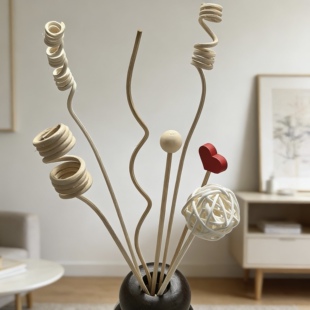 蝴蝶香薰扩香棒无火香薰精油卧室家酒店香氛花露水扩香棒