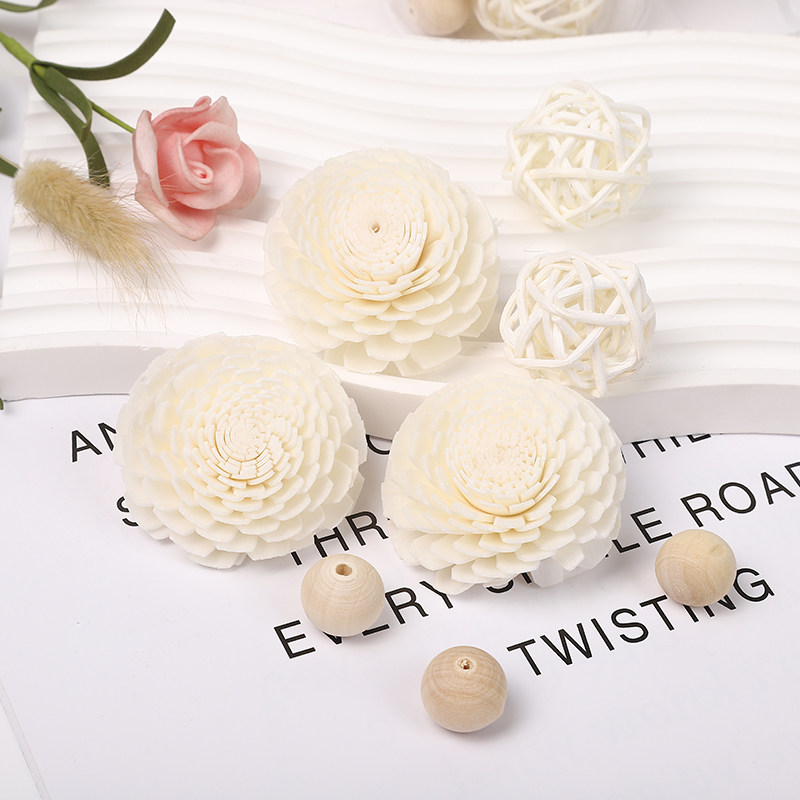 50朵扩香花通草花无火香薰纤维棒自制液体精油香氛藤条挥发液配件