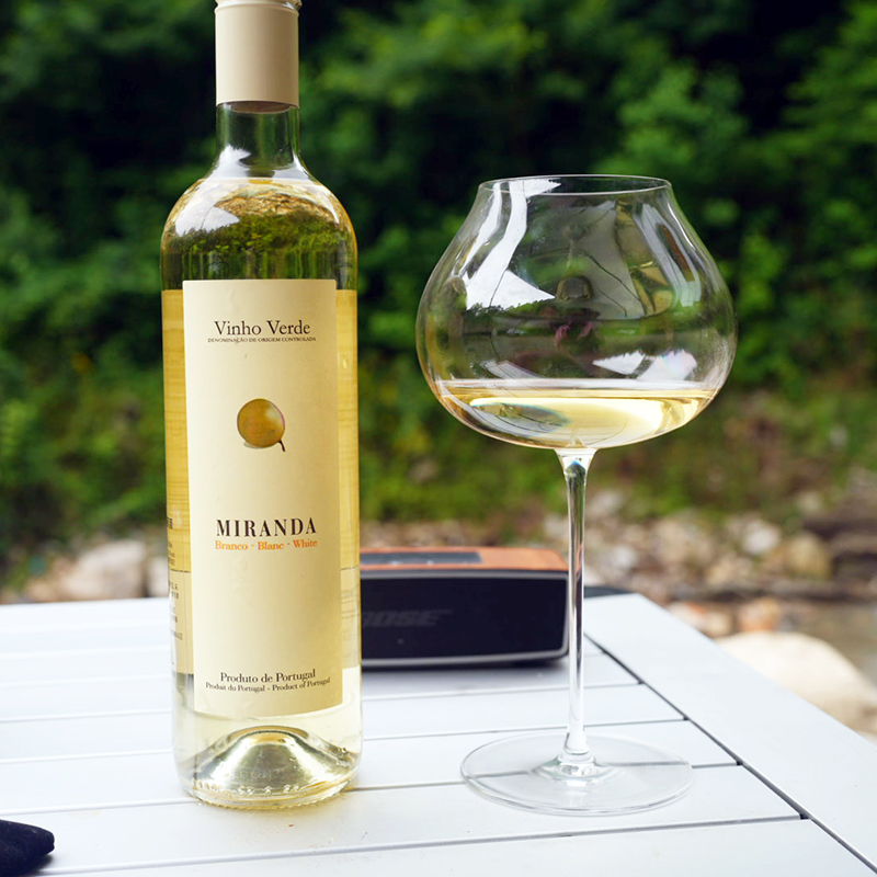 海鲜搭档微甜葡萄牙米兰达绿酒白葡萄酒mirandavinhoverde半干白
