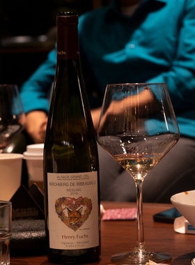 爱心狐狸法国阿尔萨斯基什伯格特级园雷司令干白葡萄酒情人节礼物