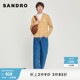 初春学院风简约休闲长袖 SANDRO SHPTR00386 针织开衫 Outlet男装