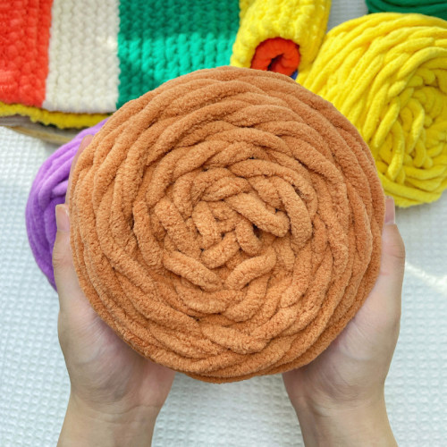 冰条线编织围巾拖鞋粗毛线送教程