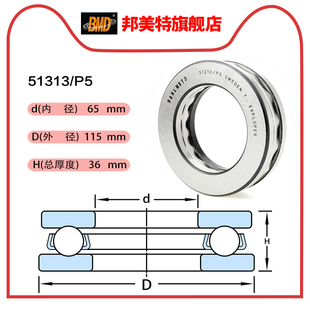 51312 瑞典BMD进口推力球轴承51309 51310 51311 51313