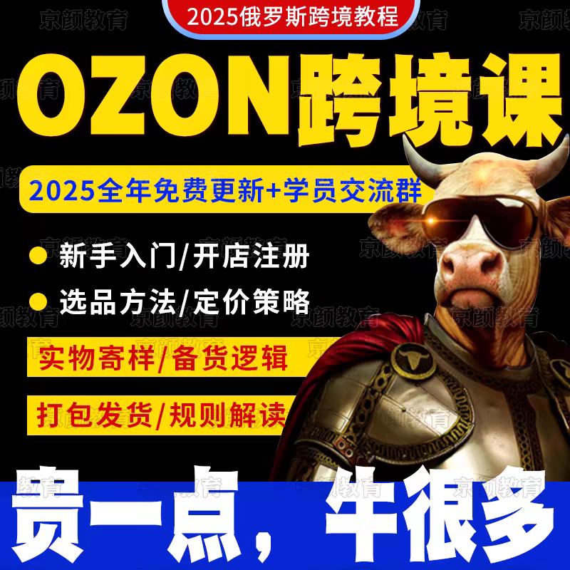 2025年OZON俄罗斯跨境电平面广告设计