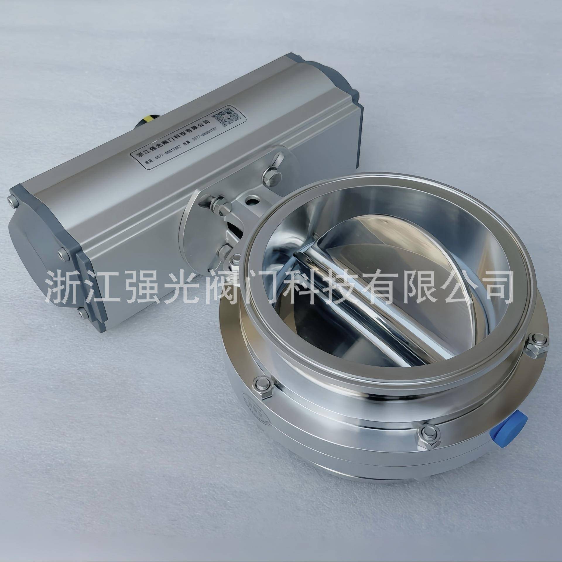 304/316L粉体粉末分料下料卸料卫生级食品级不锈钢气动多瓣蝶阀
